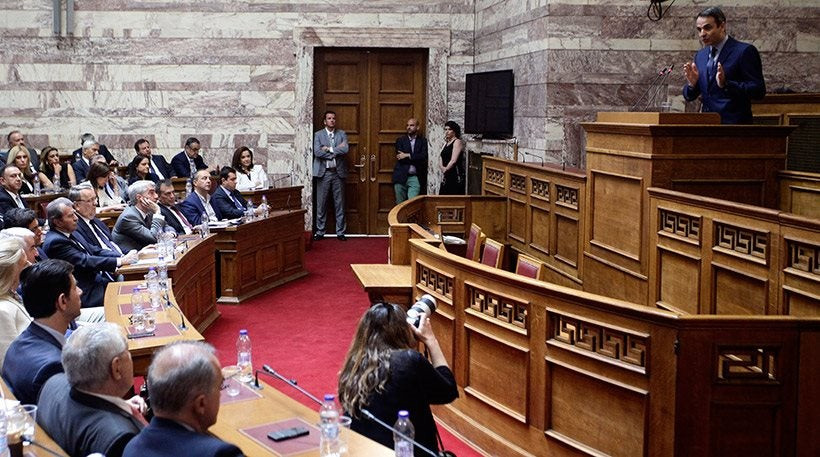 Η ομιλία του Κυριάκου Μητσοτάκη στην ΚΟ της ΝΔ (βίντεο)